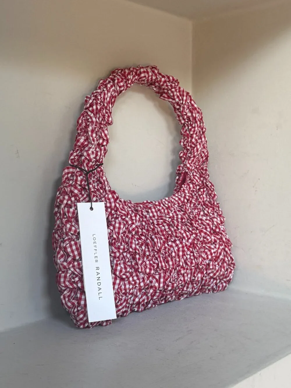 Loeffler Randall Smocked Mini Hobo Bag NWT $295